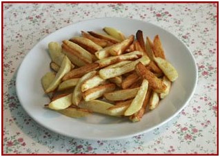 Frites au four