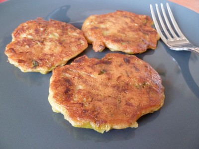 Pancakes de poireaux