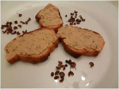 Pâté de tempeh - tartines