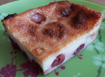 Clafoutis végétal aux cerises