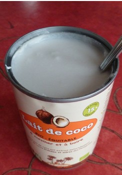 Lait de coco en boite