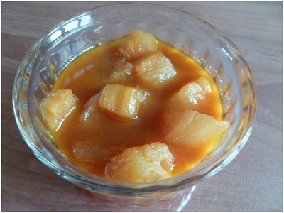 Ananas flambé